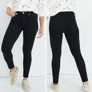 NEW Madewell Tall 9" Mid-Rise Skinny Jeans in Lunar Wash, 29T‎